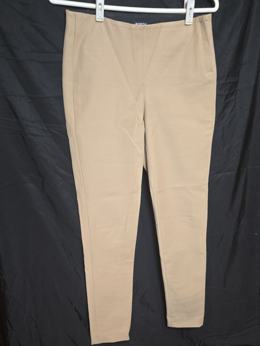 Worth New York Black and Beige Ponte Pants